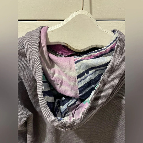 LOUVE design Gray & purple hoodies size L - Picture 8 of 8